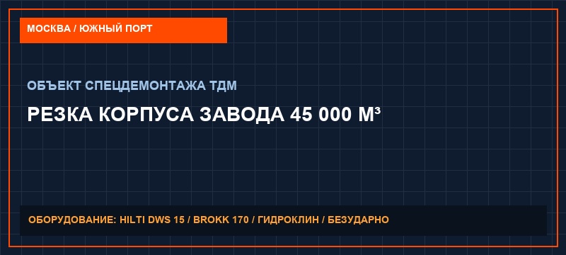 Ликвидация цехов завода
